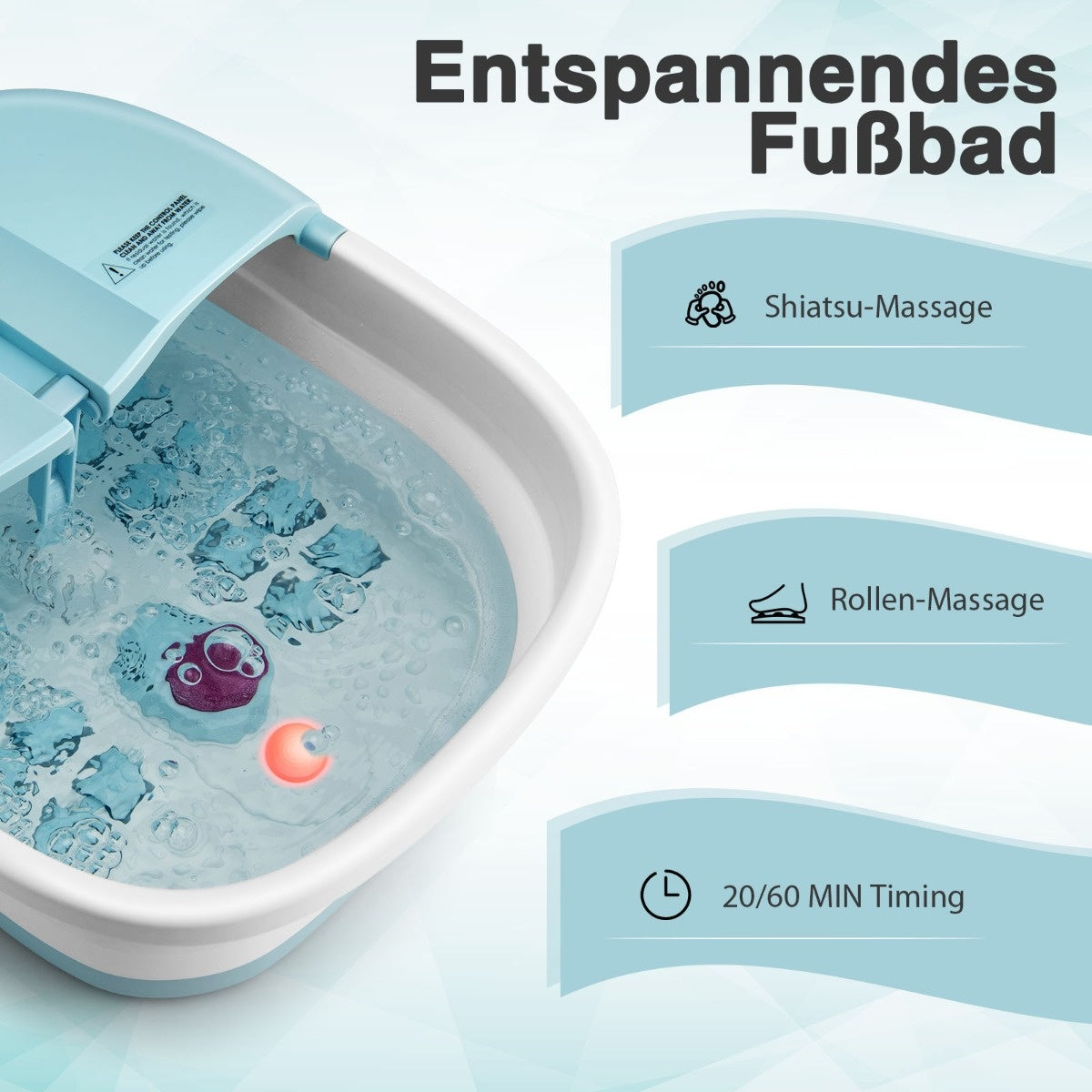 Coast Massage Voetenbad - 48°C - 500W - 34 x 41 x 21 cm
