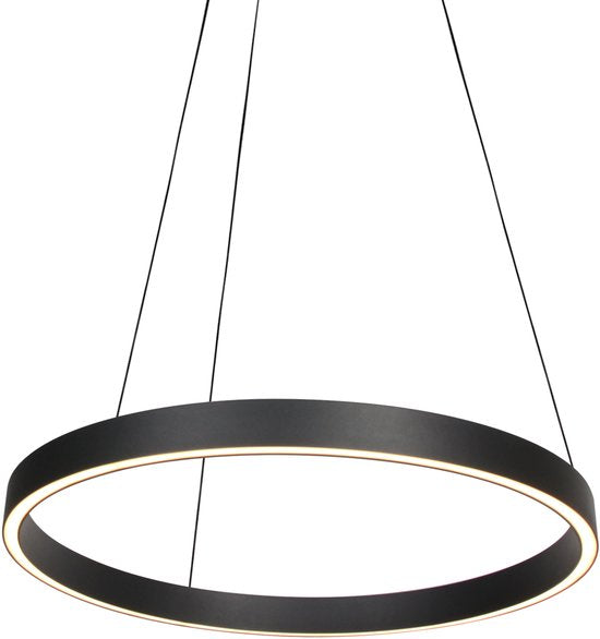 Steinhauer Exclusive - Hanglamp Mykty - Metaal - Ø 60 cm - LED - Zwart