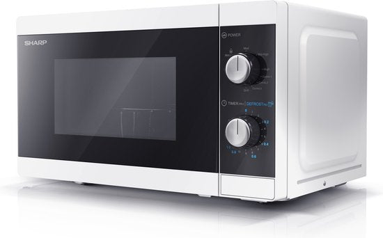 Sharp YC-MG01E-W magnetron en grill - 800W - 20 liter - wit