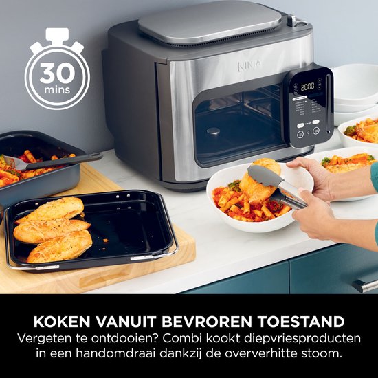 Ninja Combi 12-in-1 Multicooker, Oven en AirFryer - 12,5 Liter - Volledige Maaltijden in 15 minuten - SFP700EU