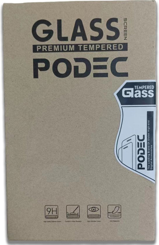 Podec 2x Privacy Screenprotector voor iPhone 16 Pro / 17 Pro - Gehard Beschermglas - Transparant en Krasbestendig - Tempered Glass Screen Cover
