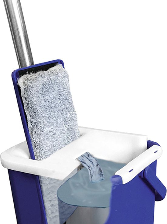 Livington Touchless Mop XXL – zelfreinigende mop – huishoudhulp 2019 - grote capaciteit 7 liter – automatisch dweilsysteem – 360 graden draaiende mop – vloeren schoon maken – makkelijk reinigen