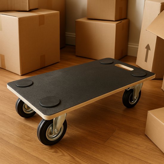 T4all Transporthulp - Meubelroller - Hondje / trolley - 58x30cm - 400kg draagkracht