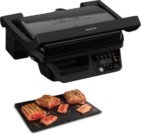 Tefal OptiGrill - GC7P08 - Intelligente grill - Zwart