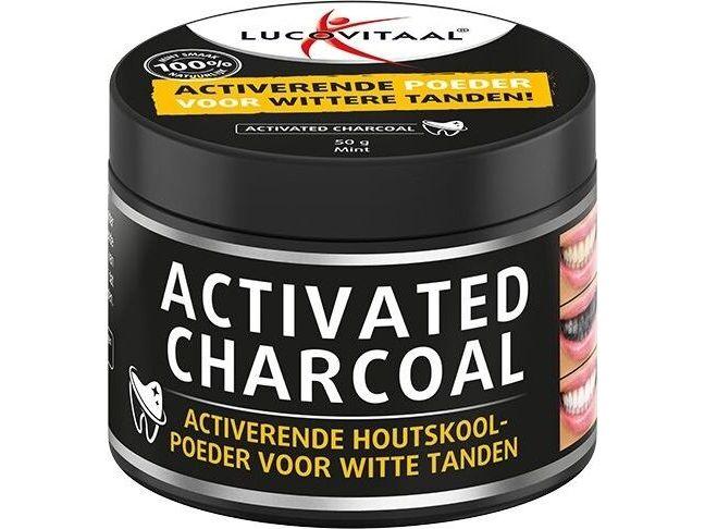 Lucovitaal Activated Charcoal Poeder - 3x 50 gram - Zwart