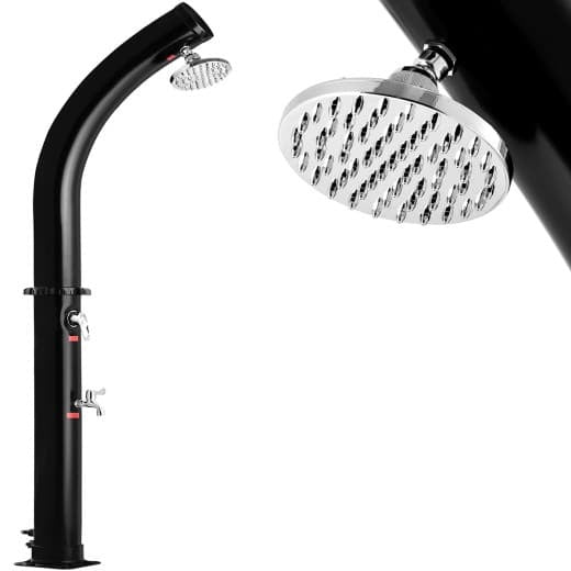Zonnedouche Boog 20 liter Douchekop 360° Draaibaar Solar Buitendouche