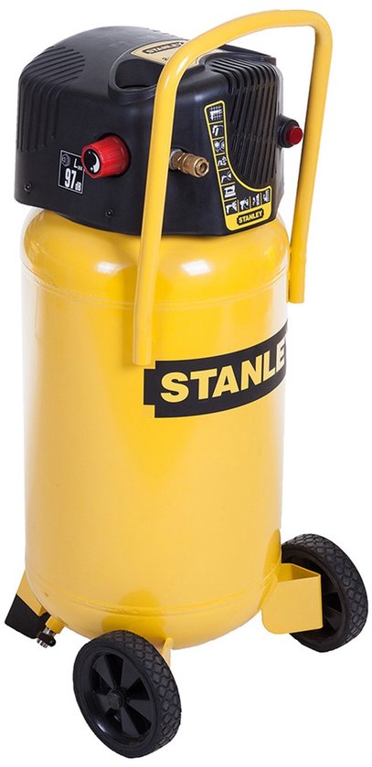 Stanley – D230/10/50V Luchtcompressor – 10 bar – Olievrij, tankinhoud 50 L