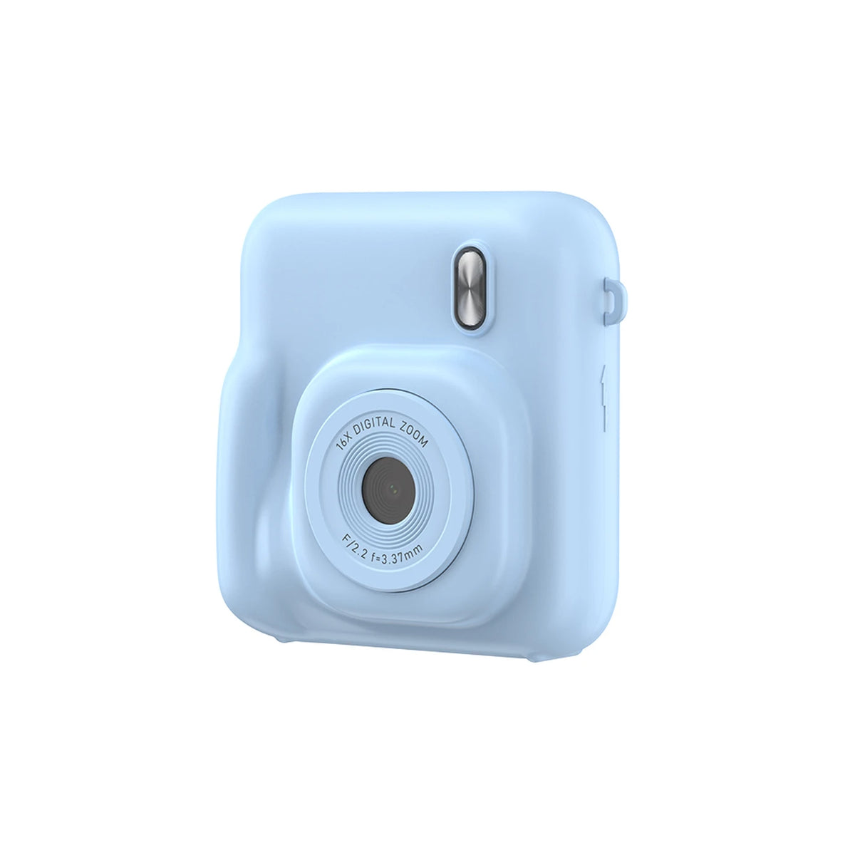 Songdian Kindercamera met Directe Print DC506 - Blauw - 48 MP - Dubbele Camera - LED-flitser - Ook als Webcam