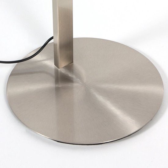 Vloerlamp Ringlux 4138ST - Verstelbare LED leeslamp van geborsteld staal - Draaibaar en kantelbaar - Steinhauer