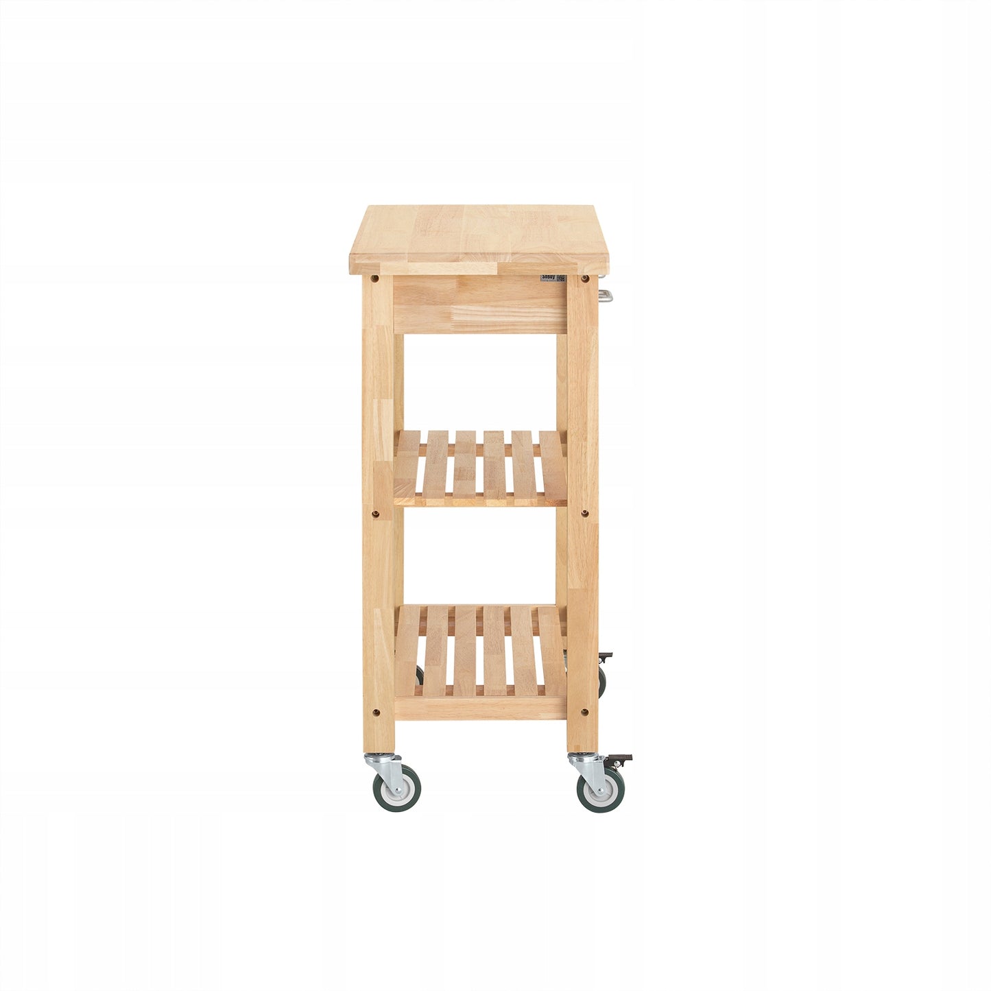 SoBuy Keukenwagen FKW24-II-N - Beukhout - 40x80x90 cm