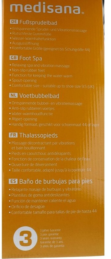 medisana FS 881 - Voetbubbelbad