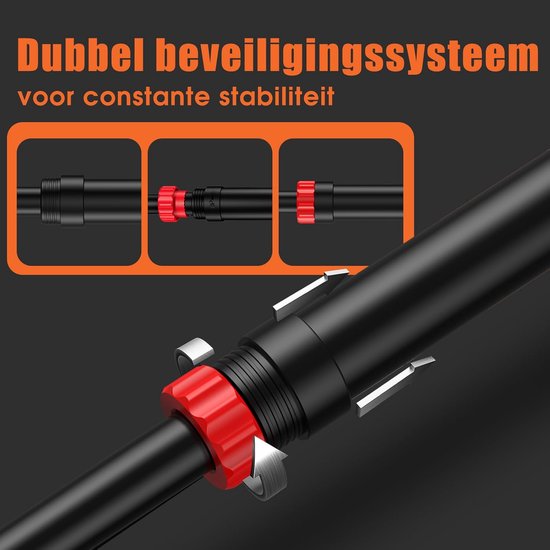 DH FitLife Optrekstang voor Deur – Schroefloze Pull-Up Bar 72-92 cm – Inclusief Waterpas voor Krachttraining en Rekstang Installatie