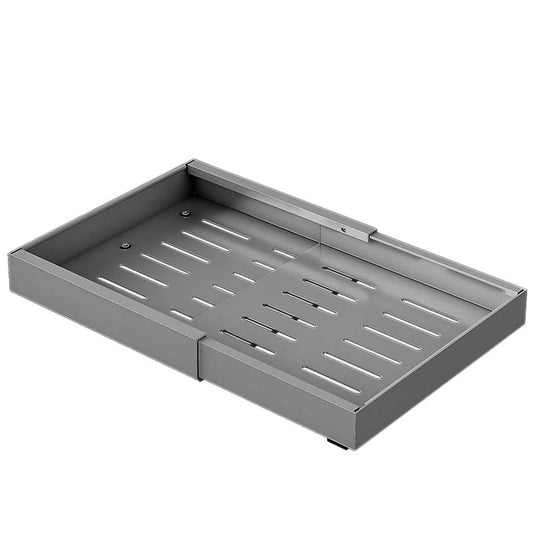 Vivreal Uittrekbaar Opbergrek - Boorvrij - RVS - 32-52 cm - Grijs