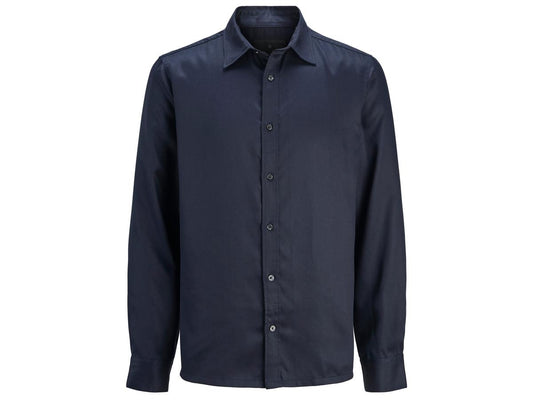 Jack & Jones Blamilo Shirt - Lange Mouw - maat L - Night Sky