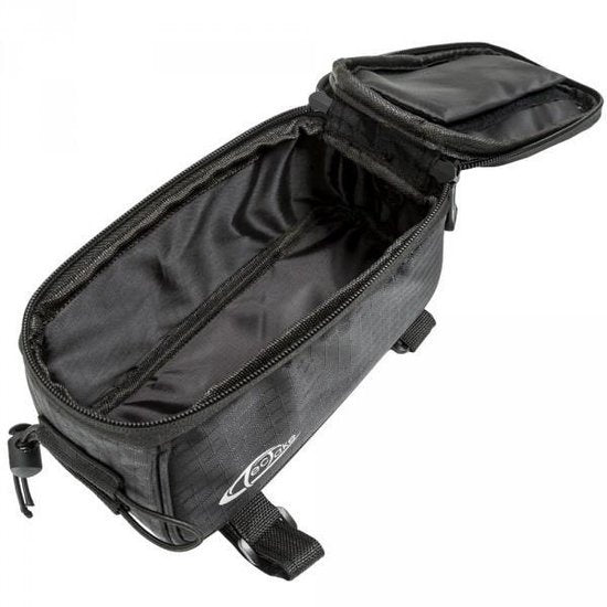 TecTake - Frametas fietstas voor o.a. smartphone e.d. zwart M 401614