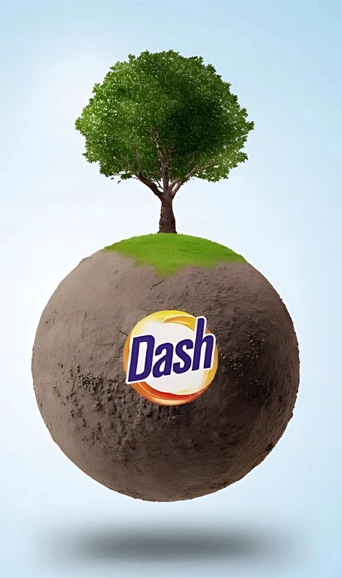 Dash 2w1 - Wasmiddel - Kleurbescherming - 50 Beurten - 2,25l