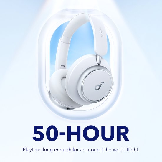 Anker soundcore Q45 - Draadloze Noise Cancelling Koptelefoon - Wit