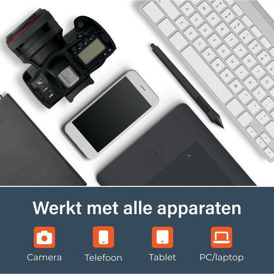 Skoov SD Kaart Lezer - Card Reader voor iPhone en USB-C - Micro SD en SD Kaartlezer - Lightning Adapter - Geheugenkaartlezer - SD en Micro SD Reader - USB naar USB C