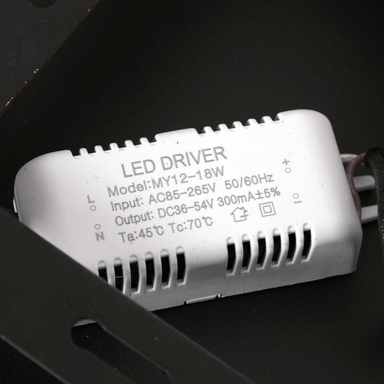 Plafonnieres Ringlux 3655ZW zwarte plafondlamp Ø32 cm met warm LED licht, metaal en kunststof, trendy design, merk Steinhauer