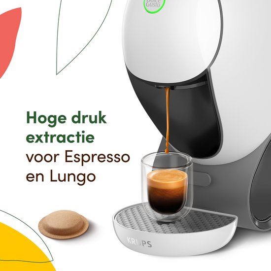 Krups NESCAFÉ Dolce Gusto NEO YY5677 - Caffè Koffiemachine - Wit - Speciaal ontworpen voor liefhebbers van zwarte koffie