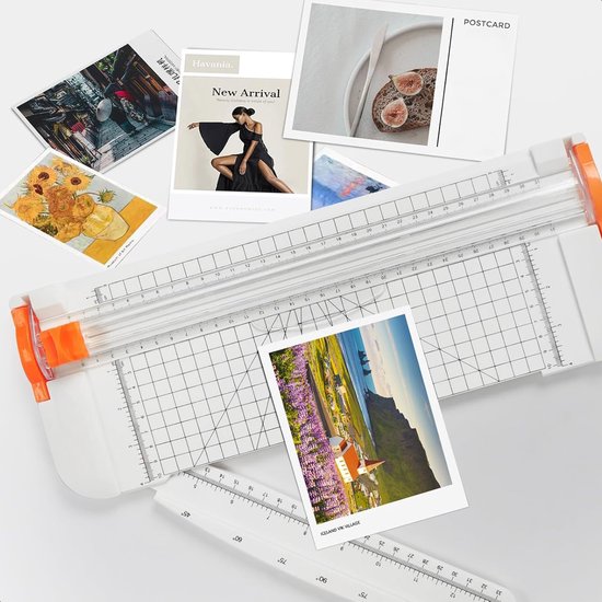 Rol Papier snijder - Voor A3/A4 - 12 vellen tegelijk - Machine - Bureau accessoires - Snijders - Diydash