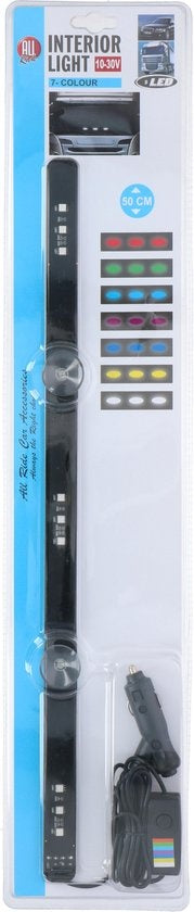 All Ride Interieurverlichting - 12/24 Volt - LED - 50 cm - 7 Kleuren
