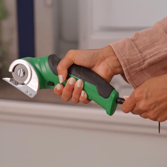 Hammersmith SharpSpin - Draadloze universele snijder - Elektrische schaar - Kartonsnijder - Rolmes - Accuschaar - Snijdt leer, PVC, tapijt, karton en meer
