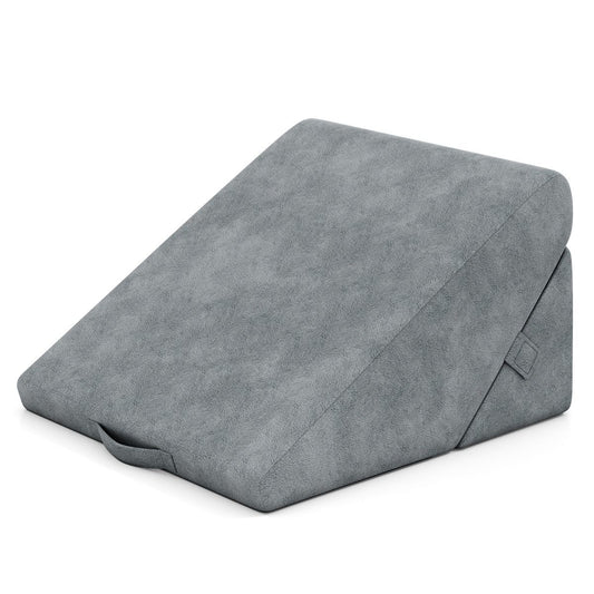 Coast Bedwigkussen - Verstelbaar - Traagschuim en spons - Grijs - 55 x 52 x 33 cm
