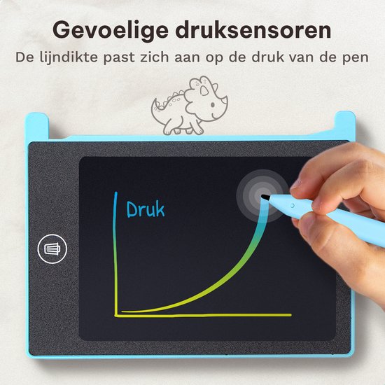 Partizzle 12x Magnetisch Tekenbord voor Kinderen - Mini Krijtbord / LCD Tekentablet met Scherm - Creatief Tekenen - Uitdeelcadeautjes Educatief Teken Speelgoed Bord - Kleine Uitdeelcadeaus - Grabbelton Traktatie Cadeautjes - 11 cm / 4 Kleuren