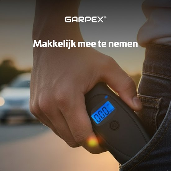 Garpex® Bandenspanningsmeter - Bandendrukmeter - Ingebouwde Zaklamp - Digitaal - Drukmeter