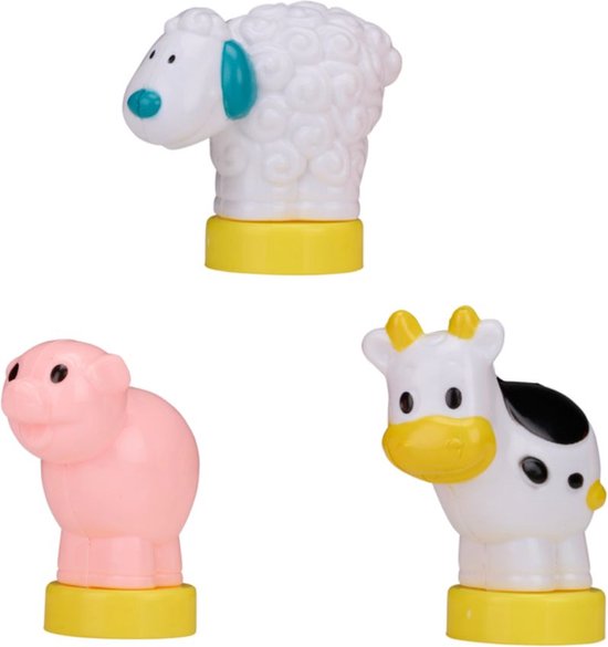 Eddy Toys Boerderij Speelgoed - Speelgoed Trein met Geluid en Licht - Speelgoedtrein met Boerderijdieren - Incl. AA Batterijen