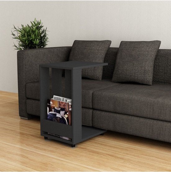 Woody Bijzettafel | Melamine Gecoat | 18mm | Antraciet