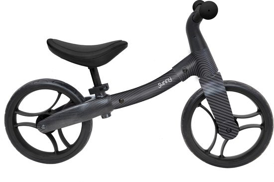 Sunny Balance Bike 3000 Metalen Loopfiets - Vanaf 2 jaar - Verstelbaar zadel - Carbon Fiber Look