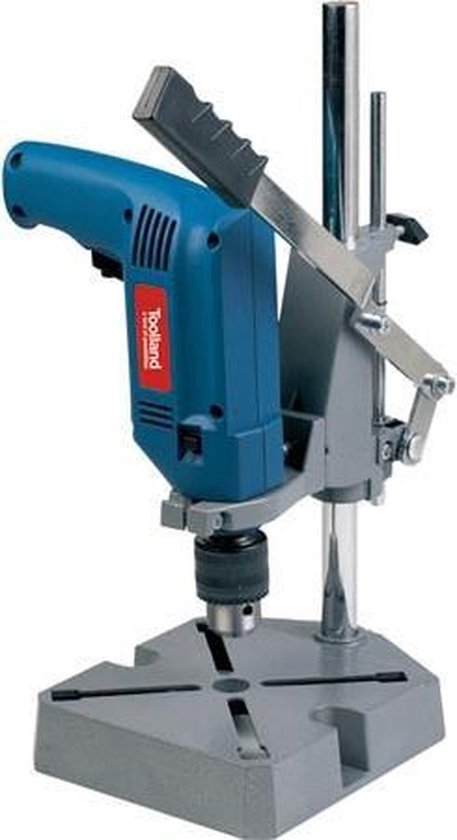 Toolland Universele standaard, voor boormachine, kolomhoogte 400 mm, instelbare boordiepte, gietijzer