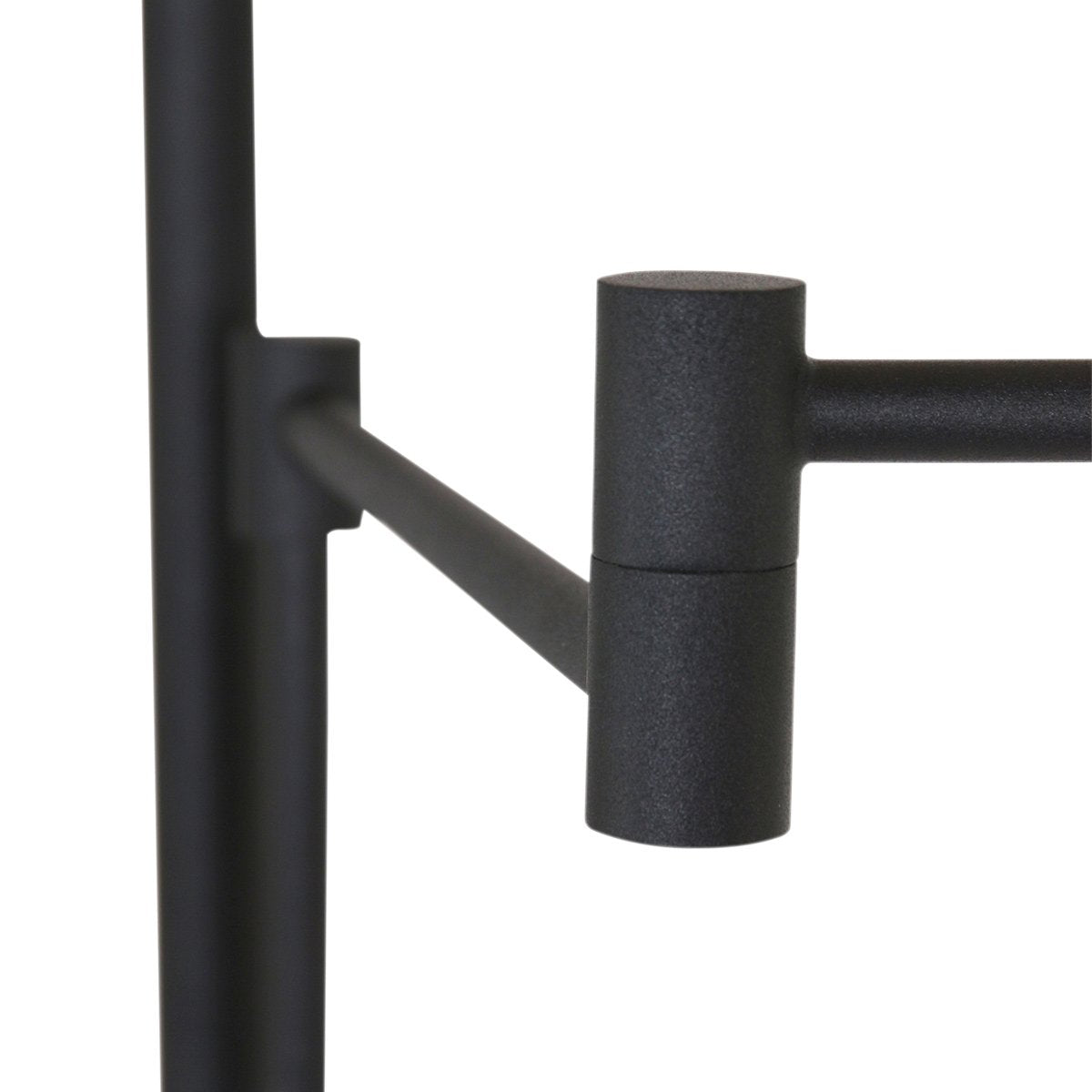 Vloerlamp woonkamer industrieel Turound LED 2663ZW Zwart