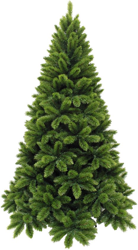 Triumph Tree Tsuga Kerstboom - Volle en Natuurlijke Uitstraling met 1502 Takken - Kerstversiering voor Binnen - Kunstboom Makkelijk en Snel op te Zetten - Groen H260 x Ø160cm
