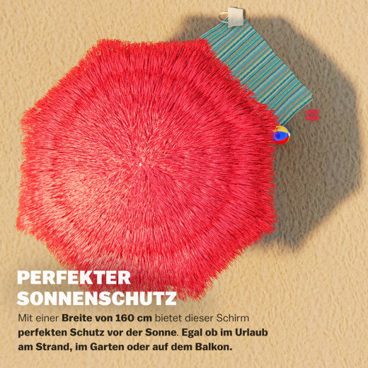 Parasol Hawaii Rood ø160cm