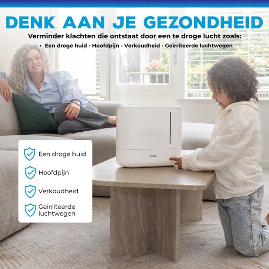 Sofresh luchtbevochtiger met app