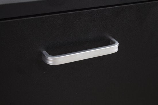 Schoenenkast - schoenenrek - 2 vakken - zwart