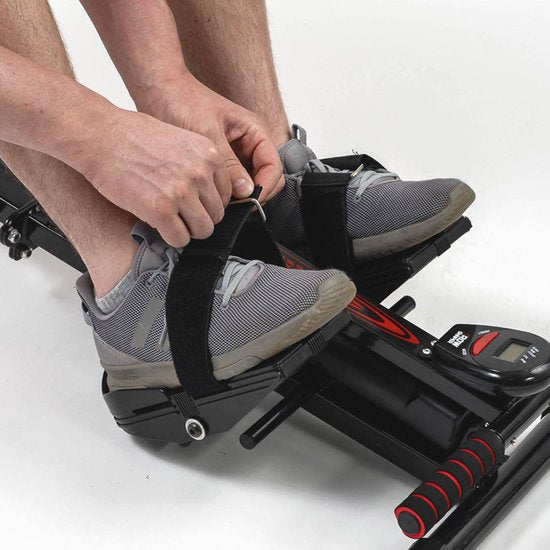 Kendox RowShaper - Roei-apparaat voor thuis - Fitnessapparaat voor cardio- en krachttraining - Fitness Roeiapparaat met LCD Display voor thuistraining - Belastbaar tot 120 kg