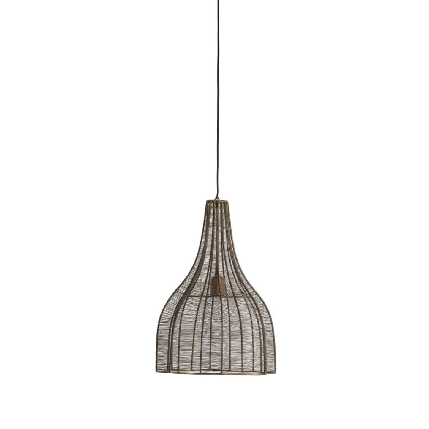 Light & Living MARIAMA Hanglamp Ø35x50 cm – Antiek Brons – Elegant Metaal Design – E27