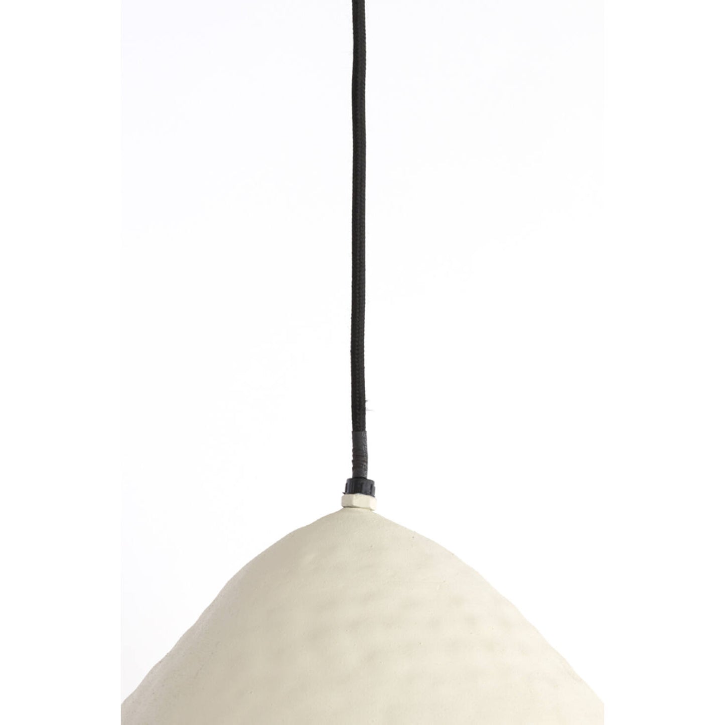 Light & Living ELIMO Hanglamp Ø32x20 cm – Mat Crème/Wit – Modern Metaal – E27