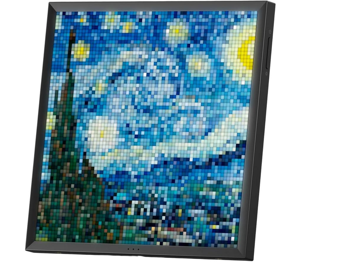 Divoom Digital Photo Frame - Modern Design - Zwart - 7 inch