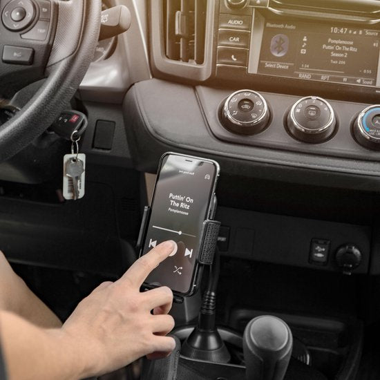 Bintoi® T200 – Telefoonhouders Auto Accessoires – Telefoonhouder GSM Houder Auto – Bekerhouder Auto – Telefoon GSM Houder Met Stevige Grip – iPhone/Samsung/Huawei/Oneplus – Cadeau