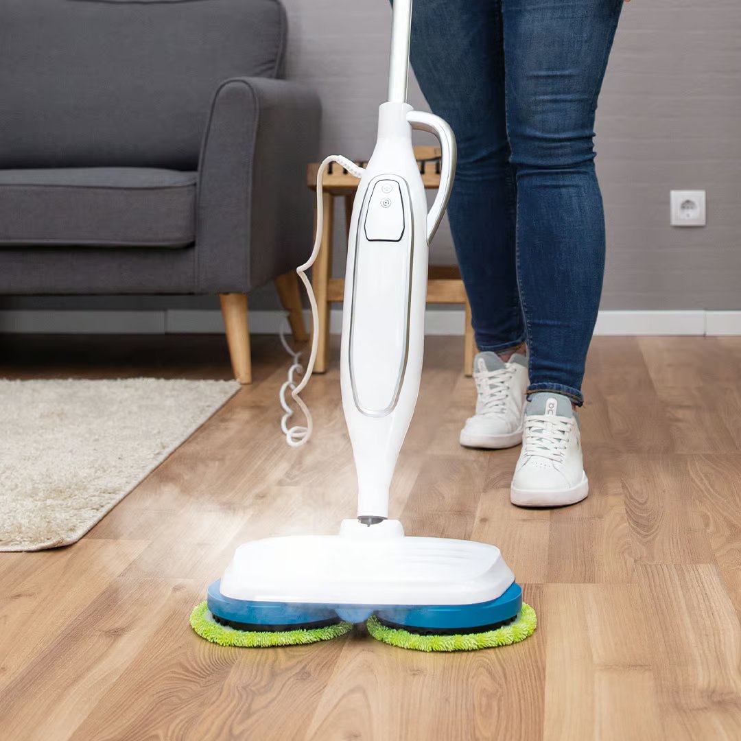 Livington Steam Twister Stoomreiniger - Roterende Reinigingskop - 3-Staps Dampfregeling - Inclusief Accessoires