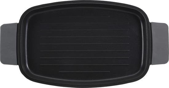 Bergner Infinity Chefs Grillplaat 42 X 22 Cm - Gegoten Aluminium - Soft-Touch Handvaten