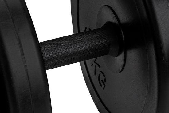 VirtuFit Verstelbare Dumbbellset - Halterset - Gewichten - 2 Vinyl Dumbbells van 14kg - 28 kg