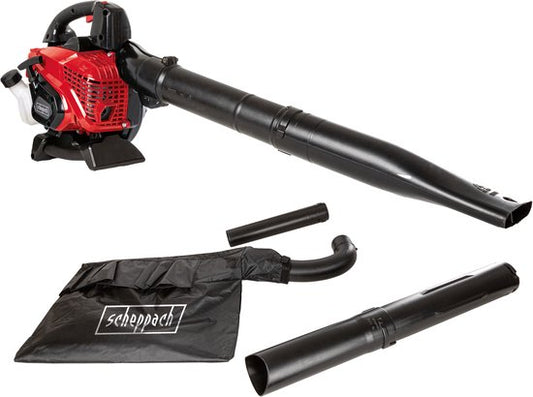 Scheppach 3-in-1 Benzine Bladblazer LBH3500P - 25.4cc - 900W - 1,2PK - Bladzuiger, Bladblazer & Versnipperen - Blaassnelheid 260 km/u - 790 m³/u - 50L opvangzak
