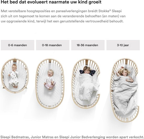 Stokke® Sleepi™ Uitbreidingsset Ledikant - White