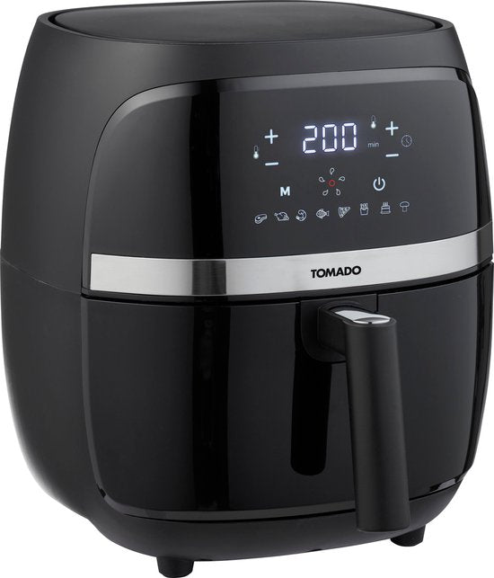 Tomado TAF3202B - Airfryer - Heteluchtfriteuse - 3,2 liter inhoud - Digitaal display - 500 gr friet - PFAS vrij - Beste Koop - Aug & nov 2024